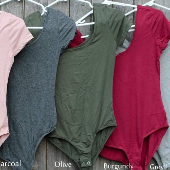 Short Sleeve Bodysuit Green - Picture 3 of 4